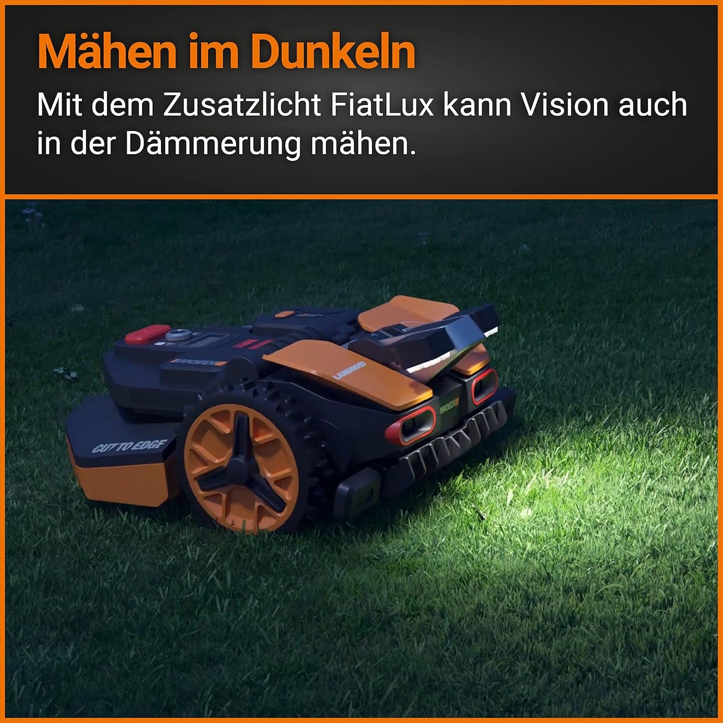 WORX Landroid Vision M600 Robotmaaier WR206E - voor tuinen tot 600m² - met WLAN & Bluetooth