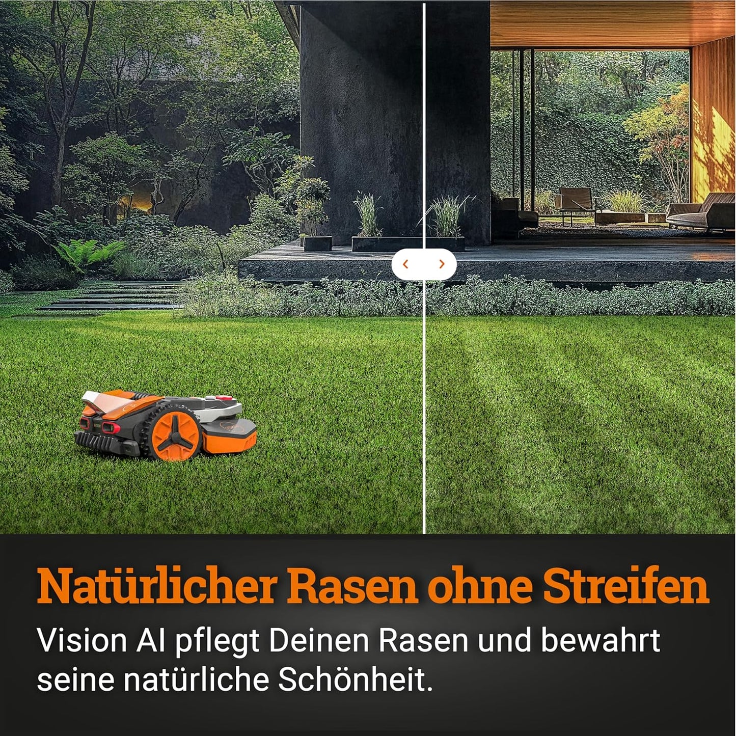 WORX Landroid Vision M800 WR208E.1 - Robotmaaier zonder begrensingskabel voor tuinen tot 800m², AI Gazon